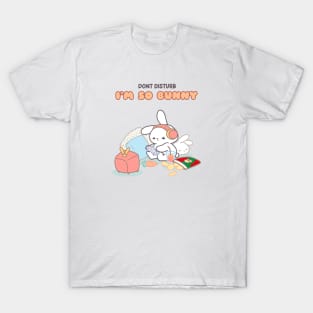 Ready for Bunny Gaming Fun: 'Don't Disturb, I'm So Bunny! T-Shirt